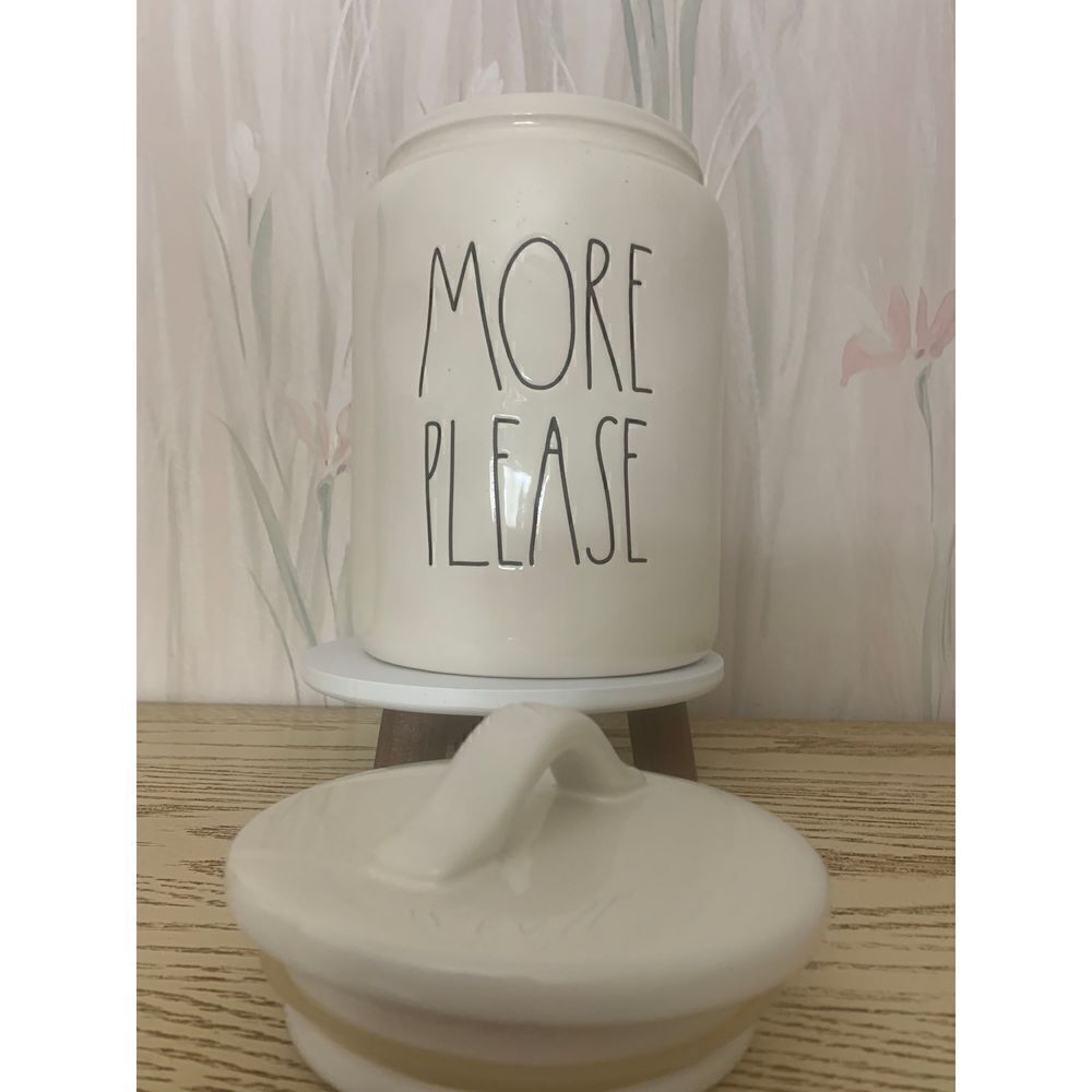 Rae Dunn More Please Canister